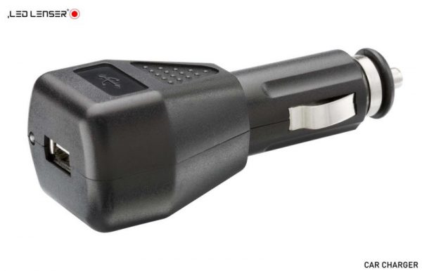 Cargador LED LENSER para coche USB.0380