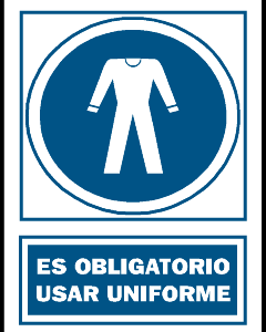 Protección obligatoria del cuerpo.OB13A3