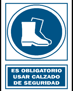 Uso obligatorio de botas .OB06A3