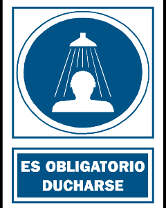 Uso obligatorio ducharse.OB33A3