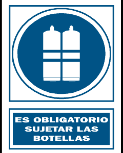 Obligatorio enganchar las botellas.OB25A3