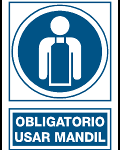 Uso obligatorio de mandil.OB26A3