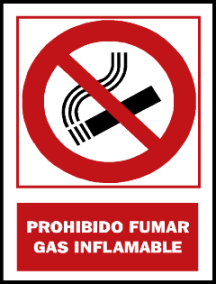 Prohibidofumar gas inflamable. PR22A3