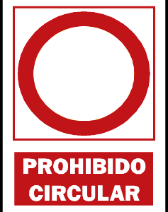 Prohibido circular. PR51A3