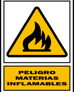 Peligro de Incendio Líquidos Inflamables.AD19A3