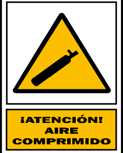 Atención aire comprimído.AD58A3