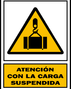 Atención carga suspendida.AD06A3