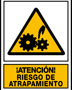 Atención riesgo de atrapamiento.AD11A3