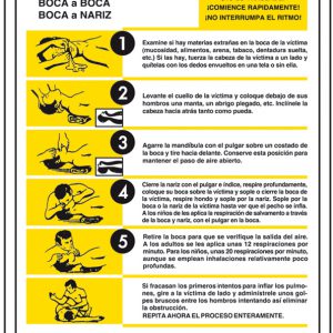 Señal respiración y salvamento Glasspack.AMYS00