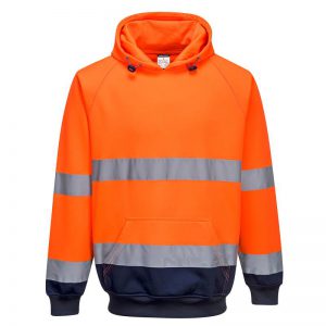 Sudadera Portwest® con capucha bicolor.B316