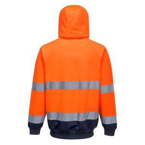 Sudadera Portwest® con capucha bicolor.B316