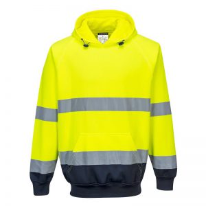 Sudadera Portwest® con capucha bicolor.B316