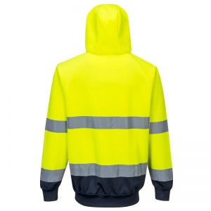 Sudadera Portwest® con capucha bicolor.B316