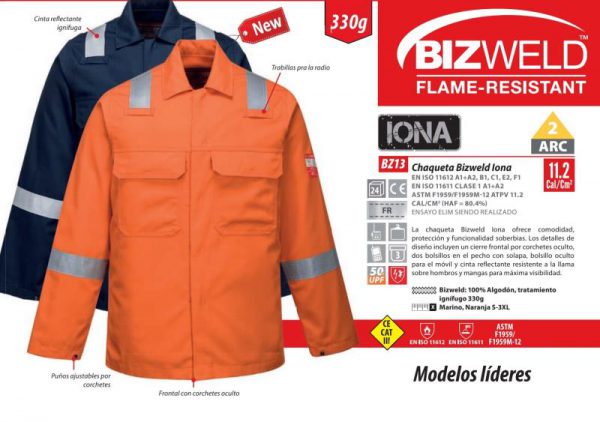 Chaqueta Porwest Bizweld IONA ®.BZ13