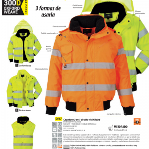 Cazadora 3X1 Classic Pro Hi-Vis Portwest®.C467