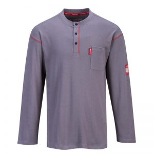 Camiseta ignífuga Portwest Bizflame Henley®.FR02