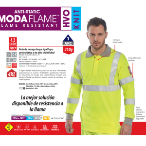 Polo de protección multi-riesgo ModaFlame®.FR77