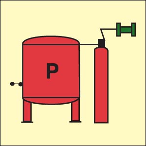 Señal Instalación de polvo. OMI-351