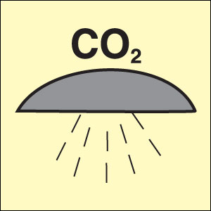 Señal Area protegida por CO2. OMI-404