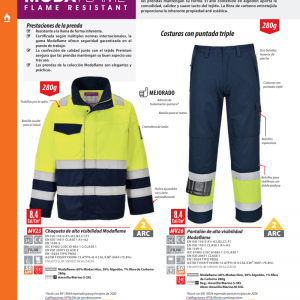 Pantalón alta visibilidad Portwest Modaflame®.MV26