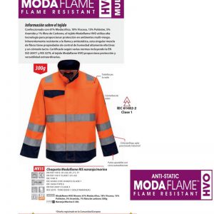 Chaqueta Portwest Modaflame RIS®.MV35