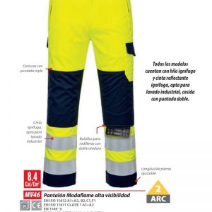 Pantalón alta visibilidad Portwest Modaflame®.MV46