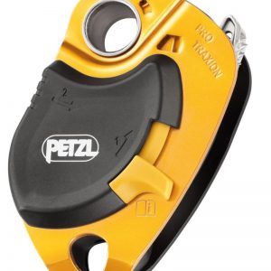 Polea Petzl® PRO TRAXION bloqueadora imperdible alto redimiento.P51A