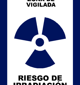 Zona vigilada riesgo de irradación. RAD10