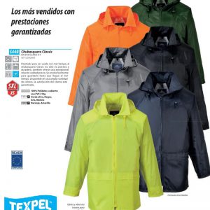 Chaqueta chubasquero Portwest® Classic colores.S440