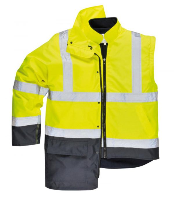 Parka alta visibilidad Traffic® desmontable.S427