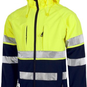 Chaqueta Workshell Combi AV capucha.S9525