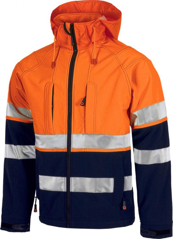 Chaqueta Workshell Combi AV capucha.S9525