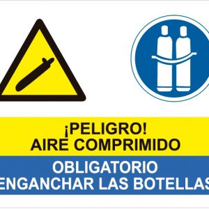 Aire comprimido enganchar botellas.SCR-2105