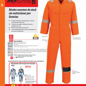 Buzo de protección Portwest Araflame®.AF22