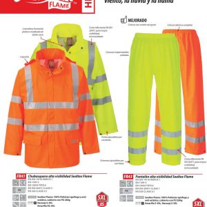 Chubasquero Portwest Sealtex Flame® multi-protección.FR41